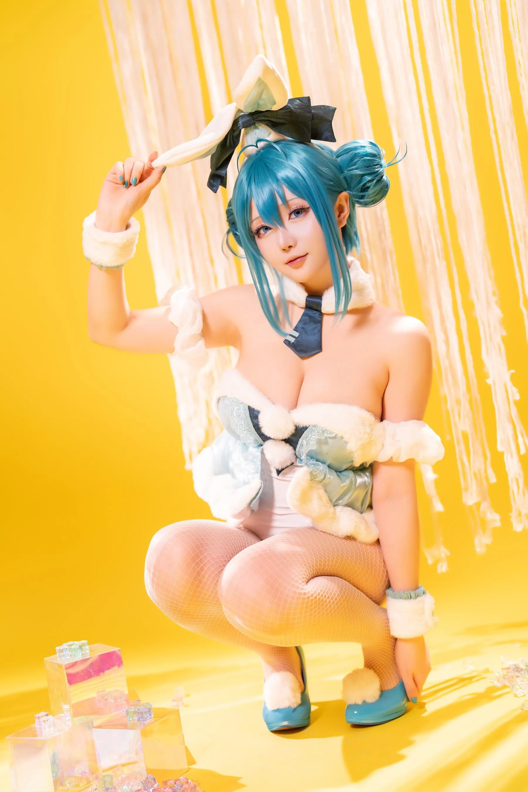 星之迟迟 – NO.158 23年9月计划A 初音未来 白兔女郎 [77P]插图4